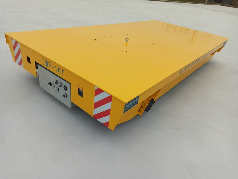 10 ton beton ürünler Trackless Transfer Trolley