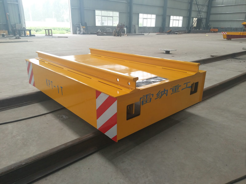 Cable Reel Powered Warehouse Flat Car On Rail Uzaktan Kumandalı