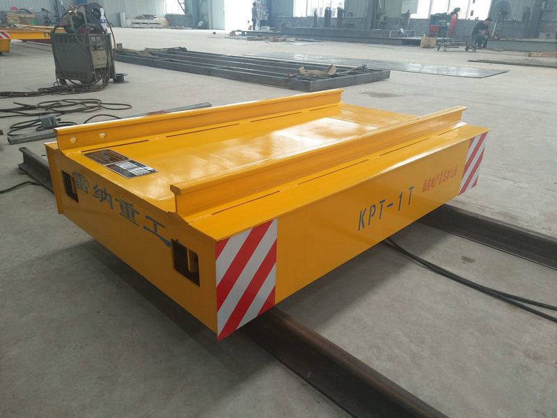 Cable Reel Powered Warehouse Flat Car On Rail Uzaktan Kumandalı