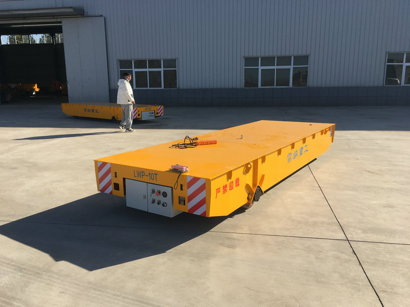 10T Akü Sürücüsü Trackless Transfer Cart
