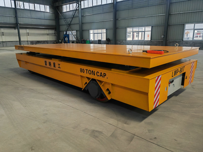 80 Ton Ağır Görevli Hidrolik Yükseltme Trackless Cart