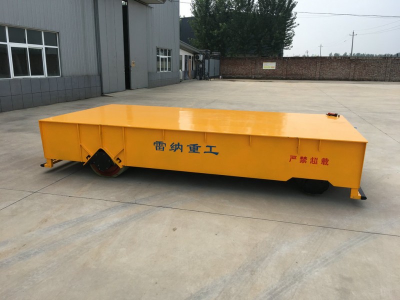 Motorlu 60T Elektrikli Trackless Transfer Wagon