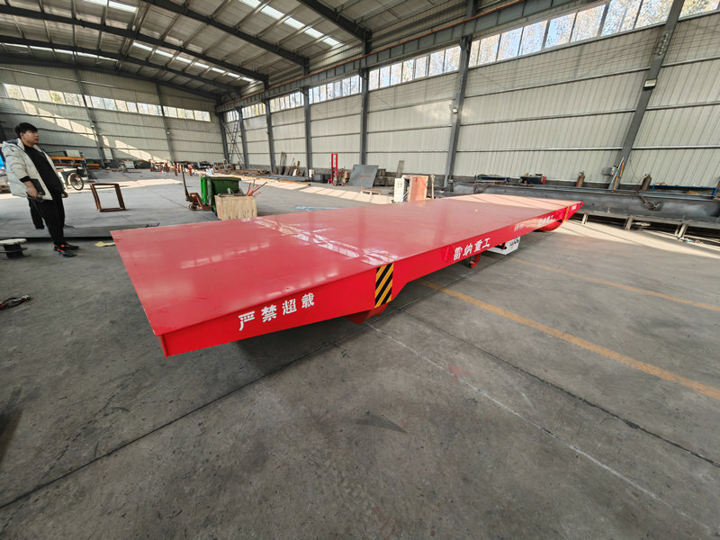 20 Ton Kişiselleştirilmiş Düşük Voltajlı Çelik Demiryolu Transfer Trolley