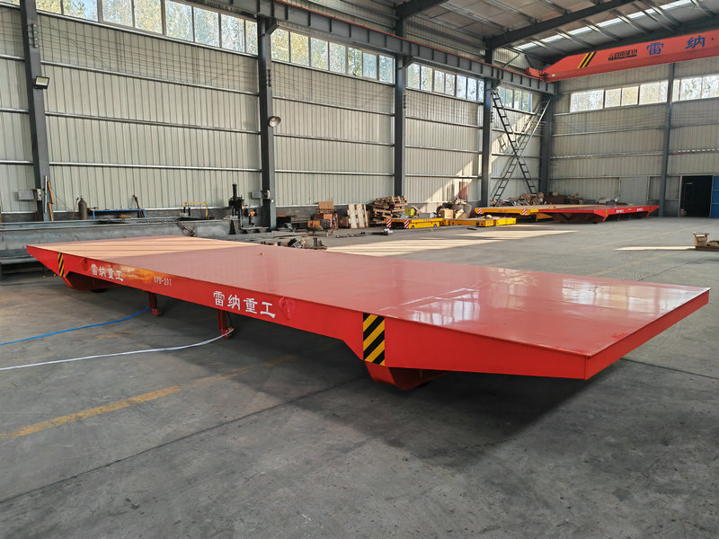 20 Ton Kişiselleştirilmiş Düşük Voltajlı Çelik Demiryolu Transfer Trolley
