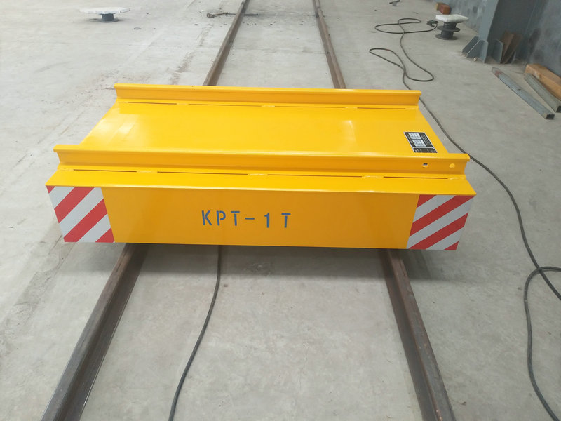 Cable Reel Powered Warehouse Flat Car On Rail Uzaktan Kumandalı