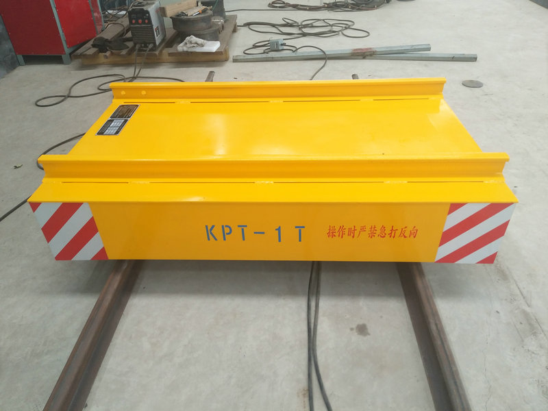 Cable Reel Powered Warehouse Flat Car On Rail Uzaktan Kumandalı